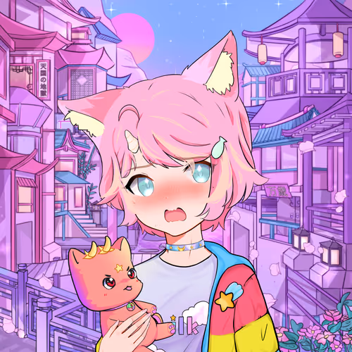 Cupcat Catgirl 9838