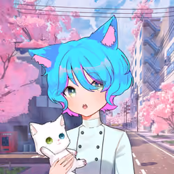 Cupcat Catgirl 9828