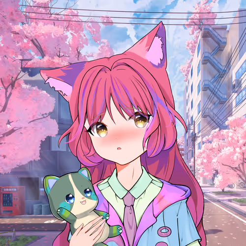 Cupcat Catgirl 5335