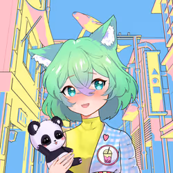 Cupcat Catgirl 2974