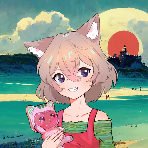 Cupcat Catgirl 555