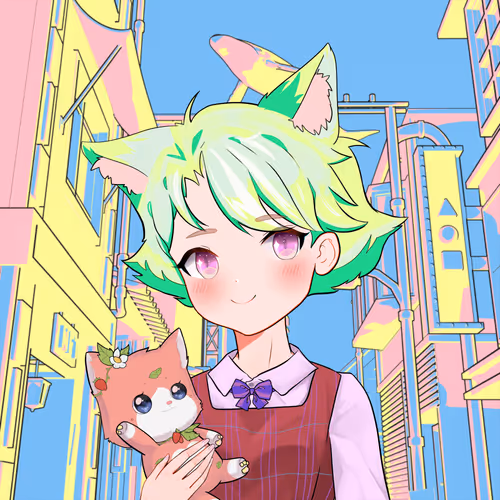 Cupcat Catgirl 5557