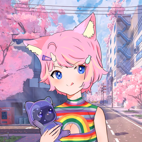 Cupcat Catgirl 9865