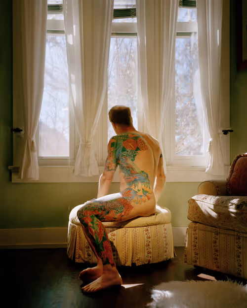 Portrait of Todd with Tattoos