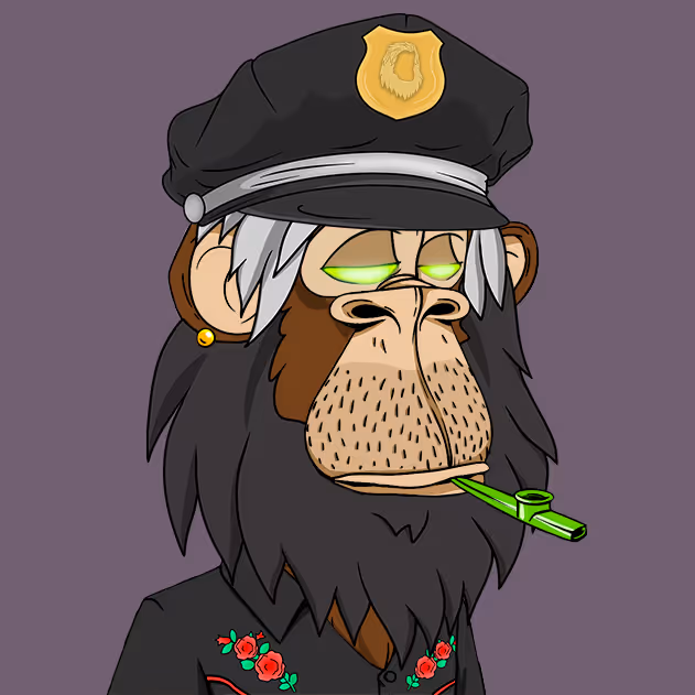 Lazy Ape Official #9989