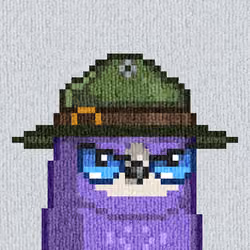 Rug Bird #6267