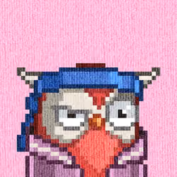 Rug Bird #6539