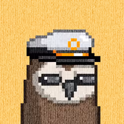 Rug Bird #6566
