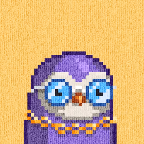 Rug Bird #7566