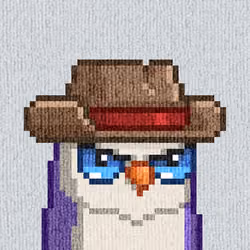 Rug Bird #1534