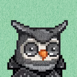 Rug Bird #6877