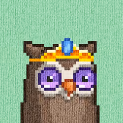 Rug Bird #4734