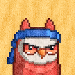 Rug Bird #3490