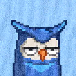 Rug Bird #7681