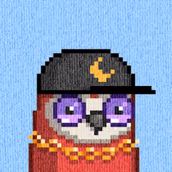 Rug Bird #6828