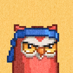 Rug Bird #7327