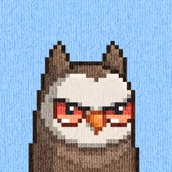 Rug Bird #6536