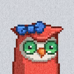 Rug Bird #9528