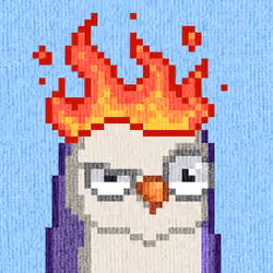 Rug Bird #5490