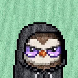 Rug Bird #4906