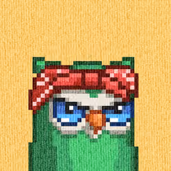 Rug Bird #8913