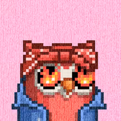 Rug Bird #9724
