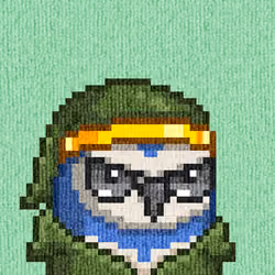 Rug Bird #8890