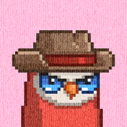Rug Bird #3657