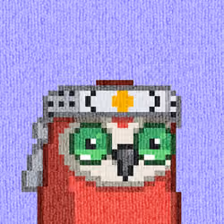 Rug Bird #7622