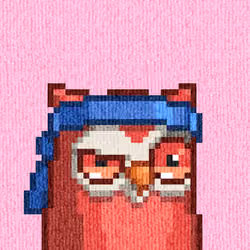Rug Bird #7247