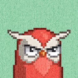 Rug Bird #9126