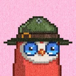 Rug Bird #7810