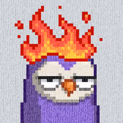 Rug Bird #4356