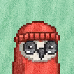 Rug Bird #4554