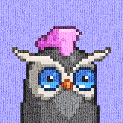 Rug Bird #6564