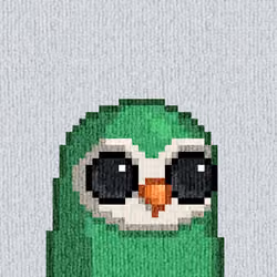 Rug Bird #3820