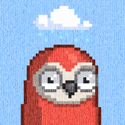 Rug Bird #9634