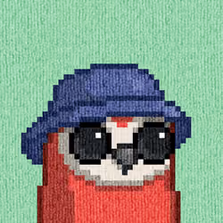 Rug Bird #7982
