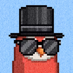 Rug Bird #7177