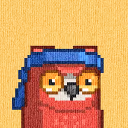 Rug Bird #7760