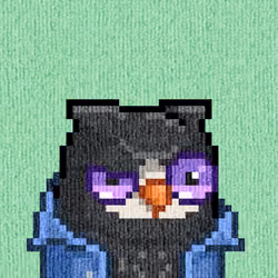 Rug Bird #3819