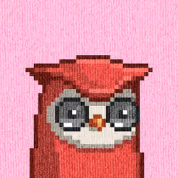 Rug Bird #6907