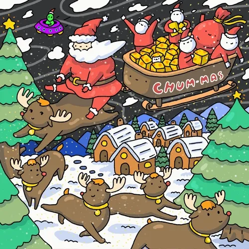 Merry Chum-mas by Simple Cat