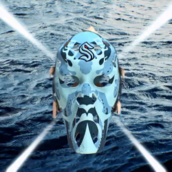 Kraken Goalie Mask 8 #9