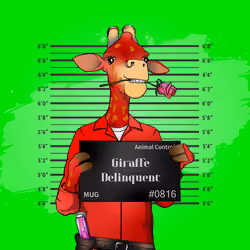 Delinquent Giraffes #0816