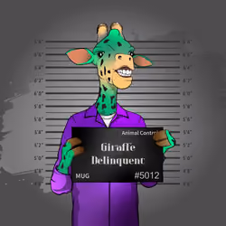 Delinquent Giraffes #5012