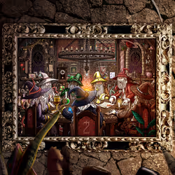 Council of Elders - Special Fine Art A2 print #1/11