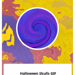 Halloween Skulls GIF