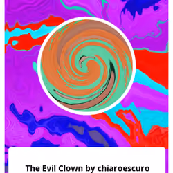 The Evil Clown by chiaroescuro