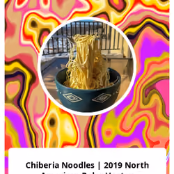 Chiberia Noodles | 2019 North American Polar Vortex
